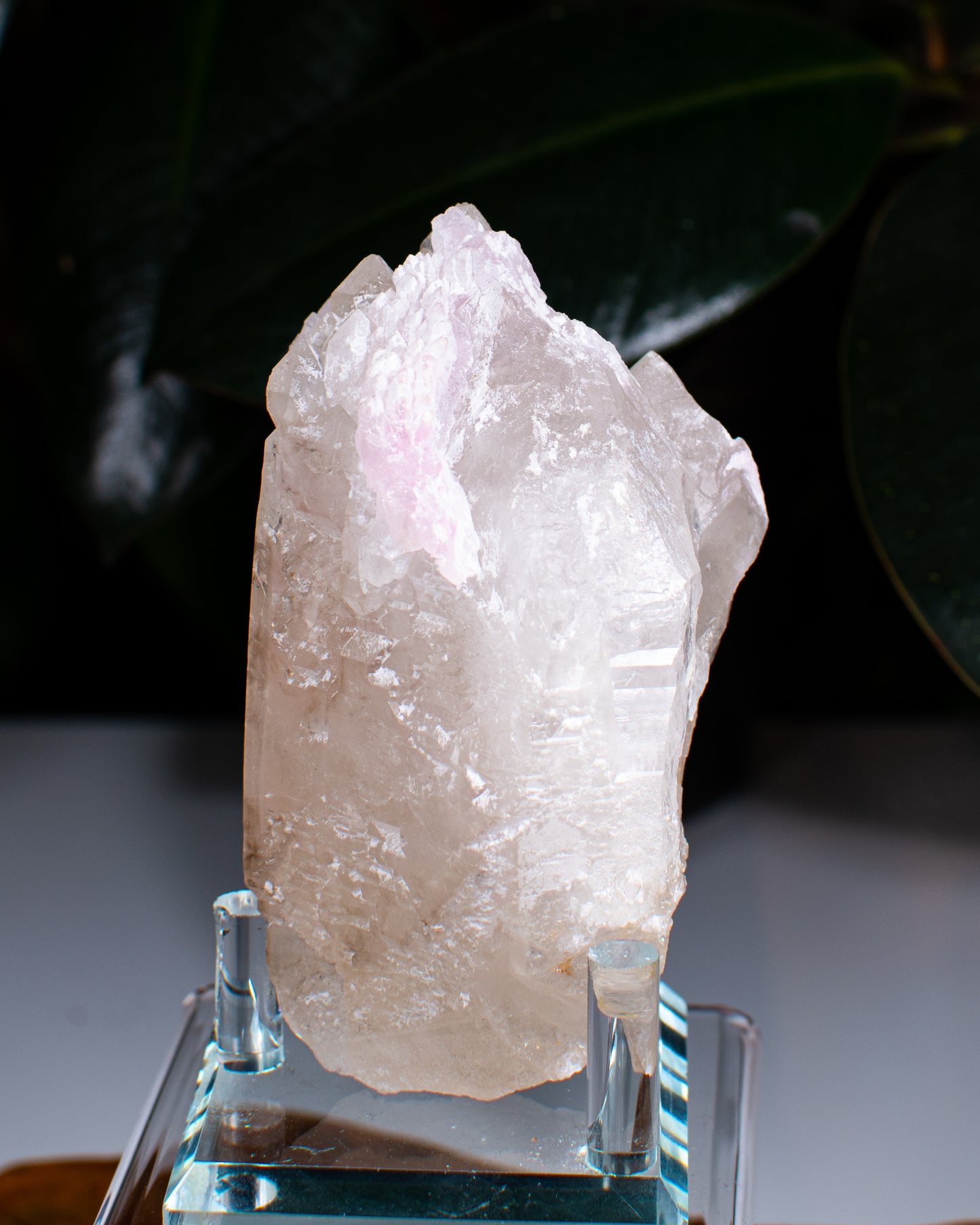 Rose Quartz on Quartz