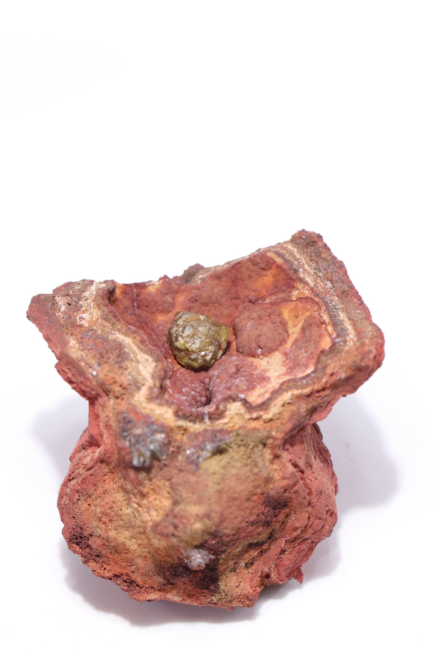 Adamite on Limonite