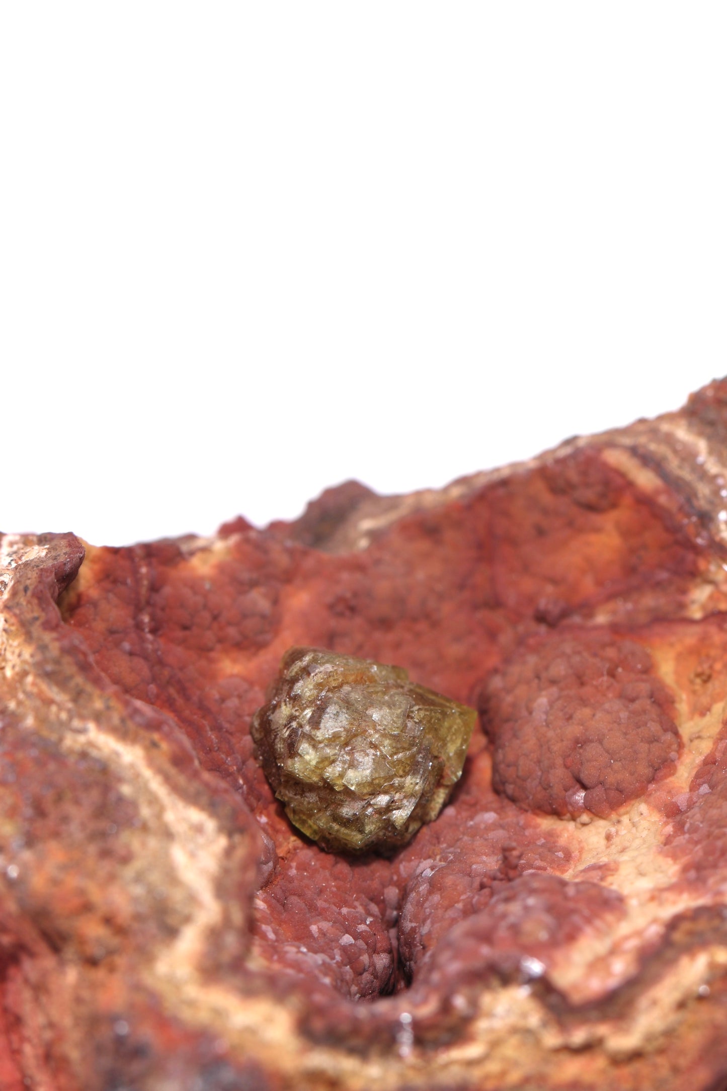Adamite on Limonite