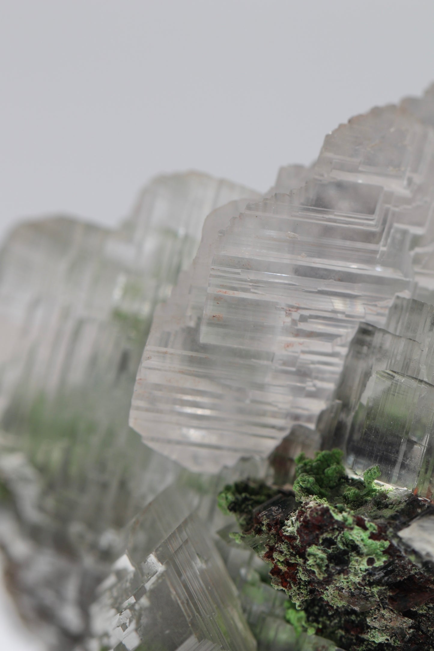 Tsumeb Calcite with Mottramite