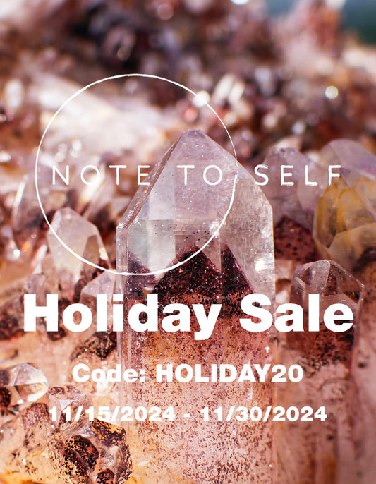 Note To Self Holiday Sale!