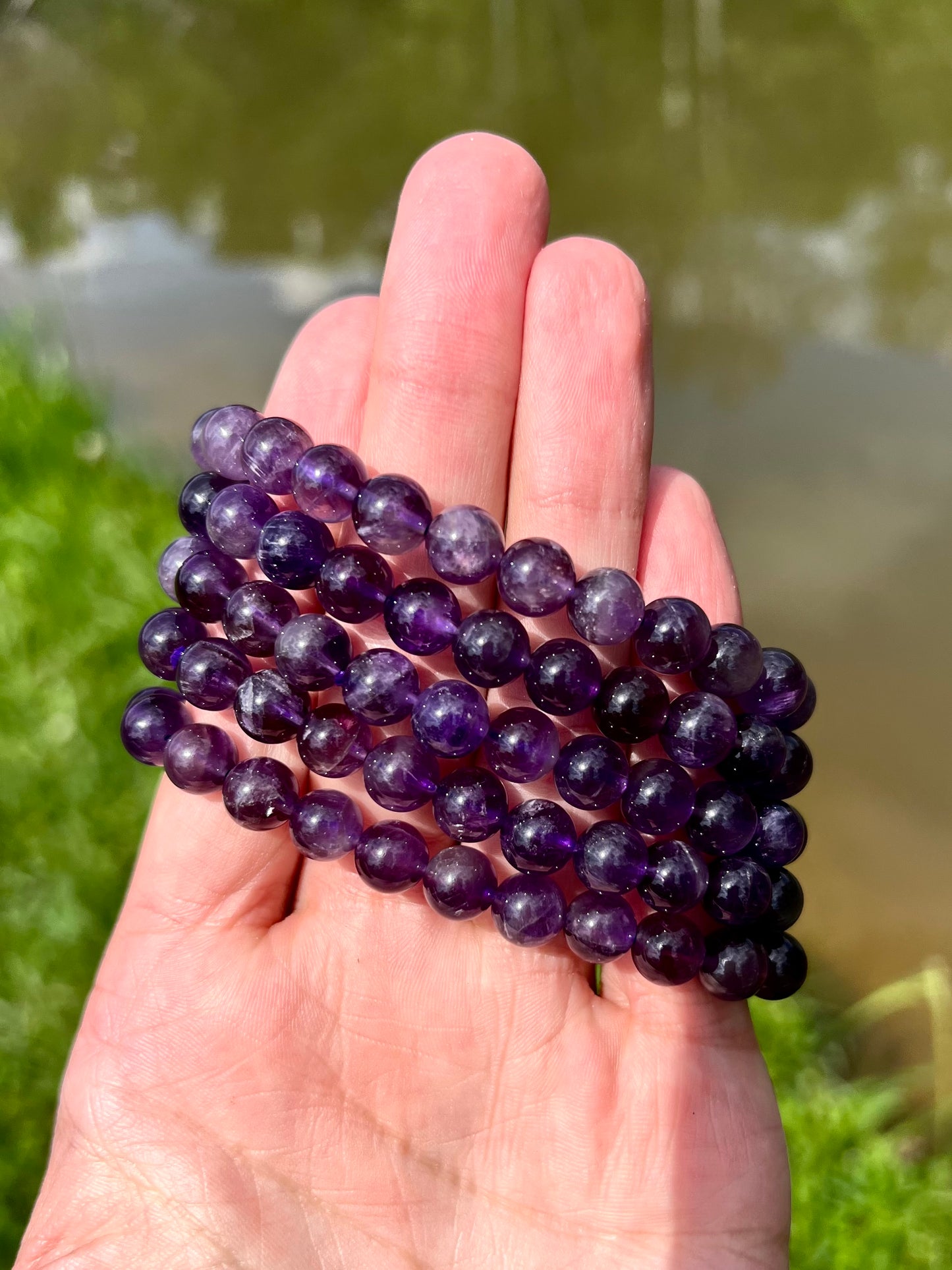 Amethyst Bracelet 8mm