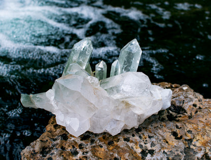 Himalayan Chlorite Quartz Cluster