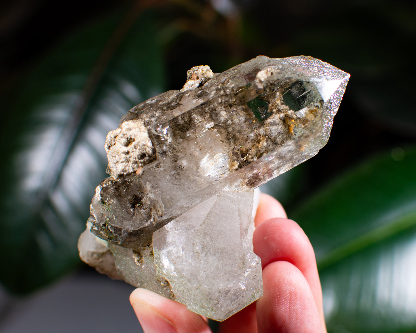 Himalayan Chlorite Quartz Cluster