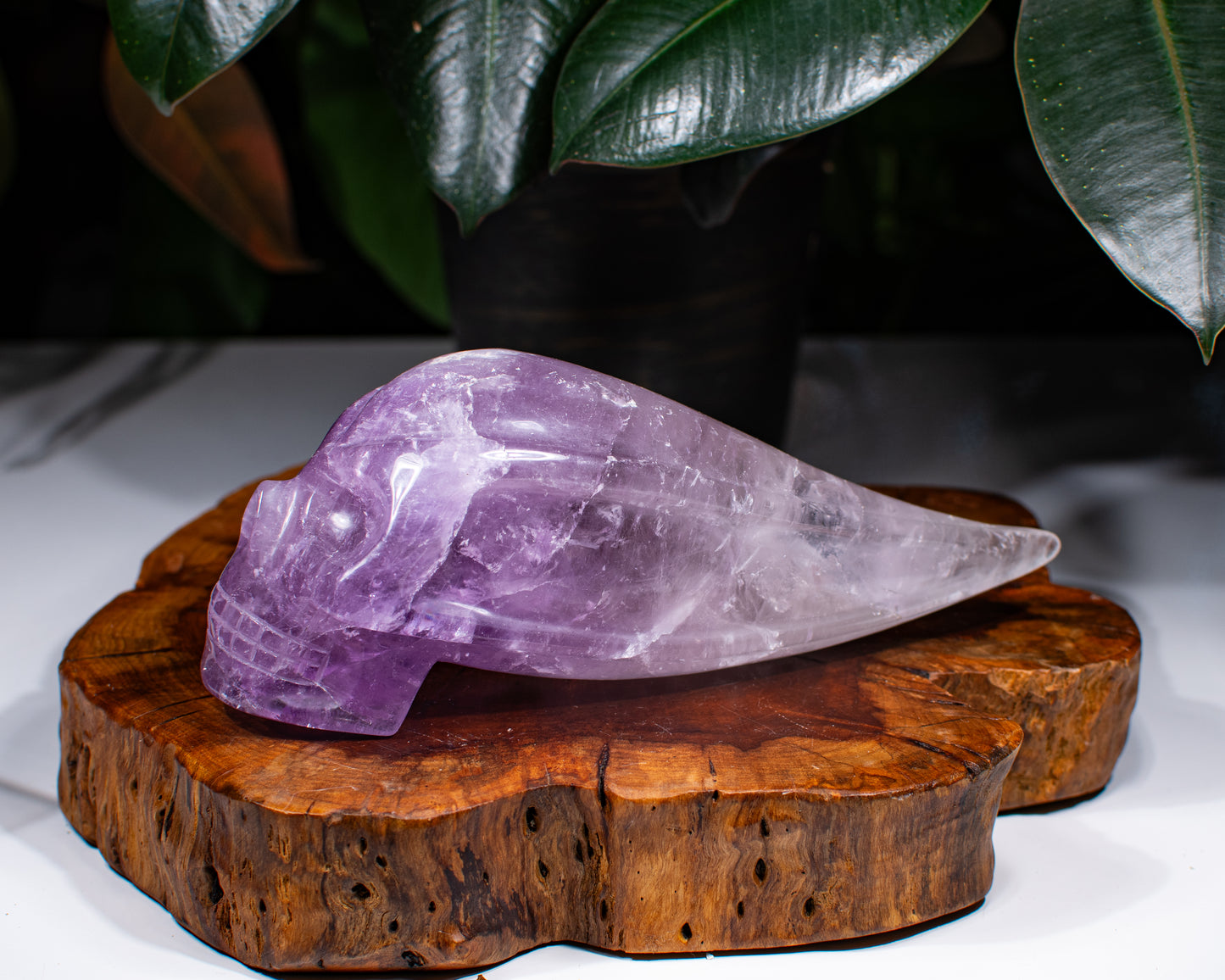 Amethyst Traveler Skull