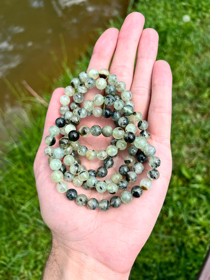 Prehnite Bracelet 8mm