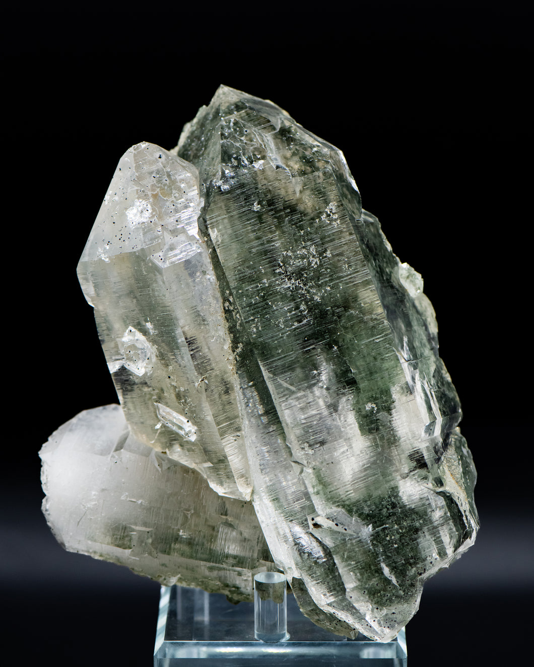 Chlorite Quartz with Anatase - Kullu District, Himachal Pradesh, India (Himalayan Mountains)