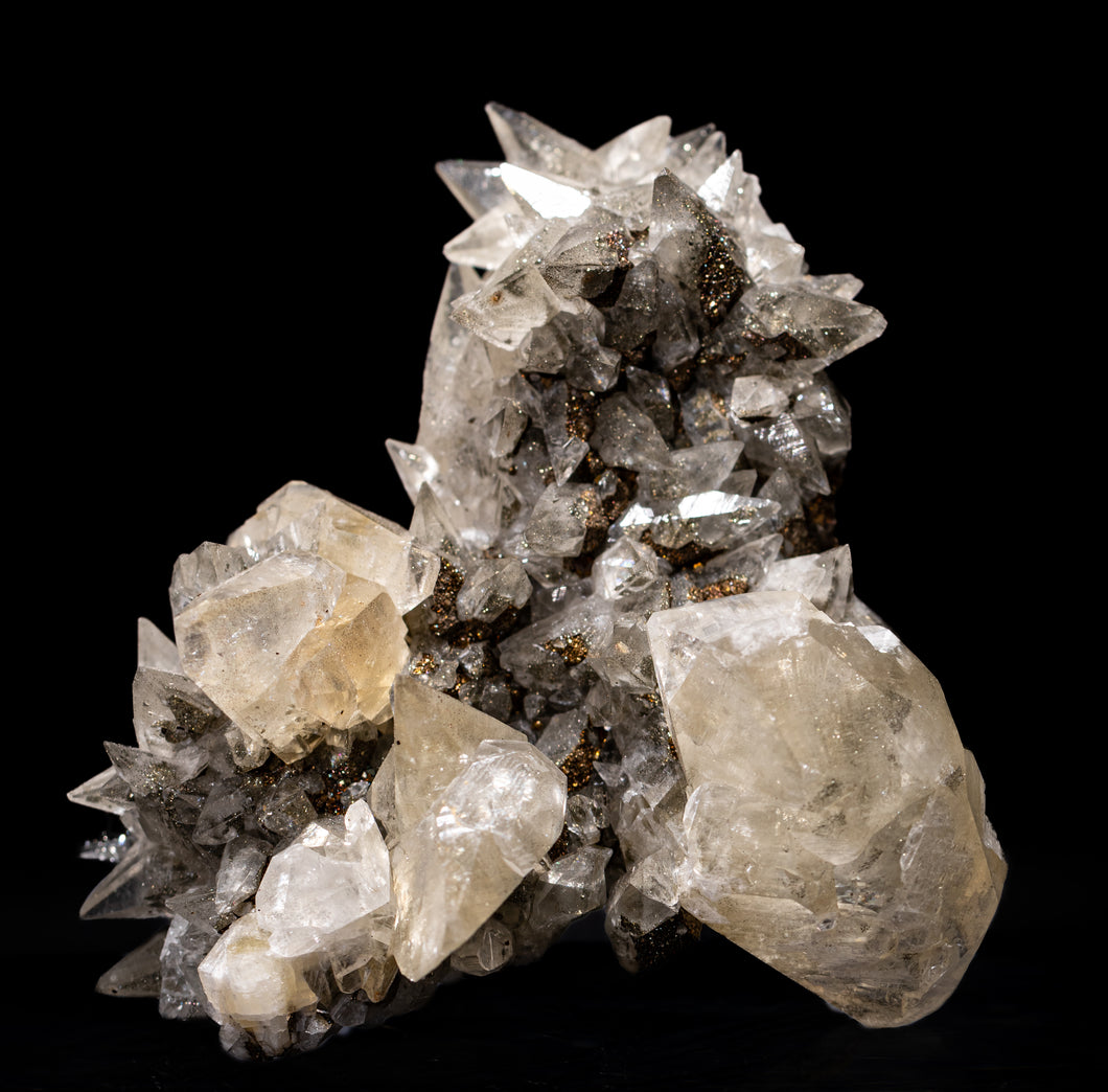 Calcite w/Chalcopyrite - Daye Co, Huangshi, Hubei, China
