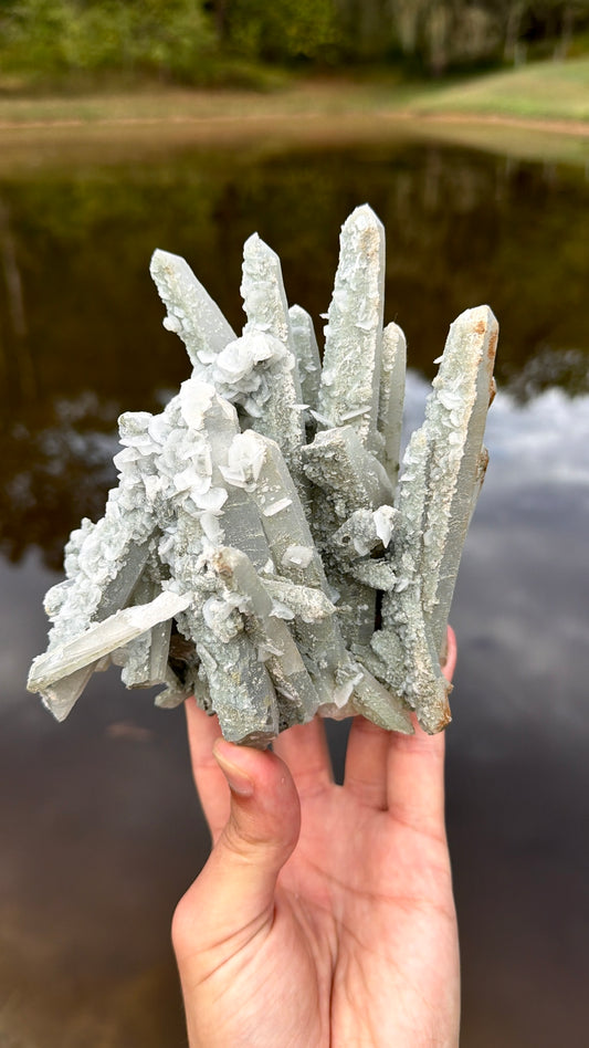 Chlorite Quartz with Calcite
