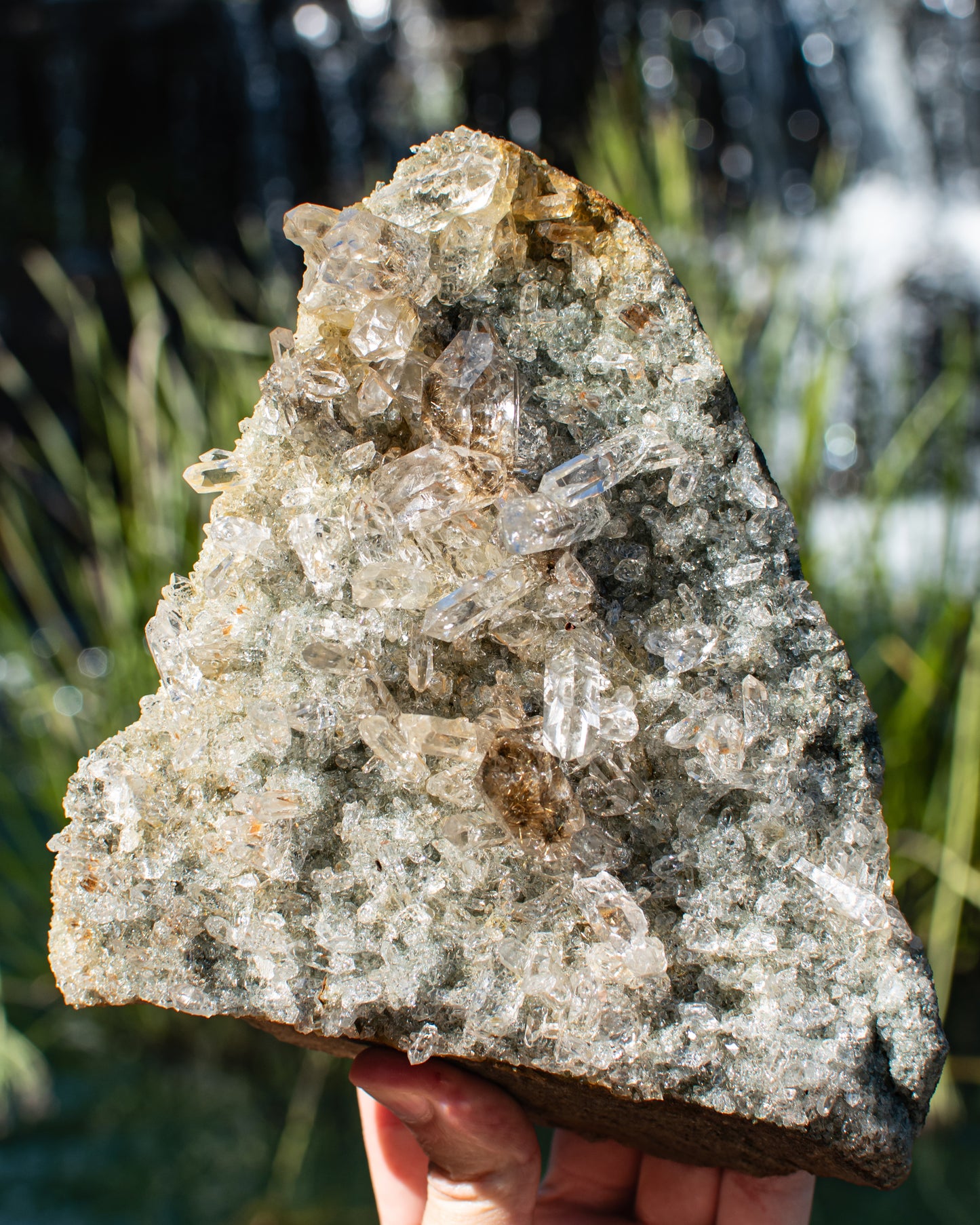 Himalayan Chlorite Quartz with Rutile