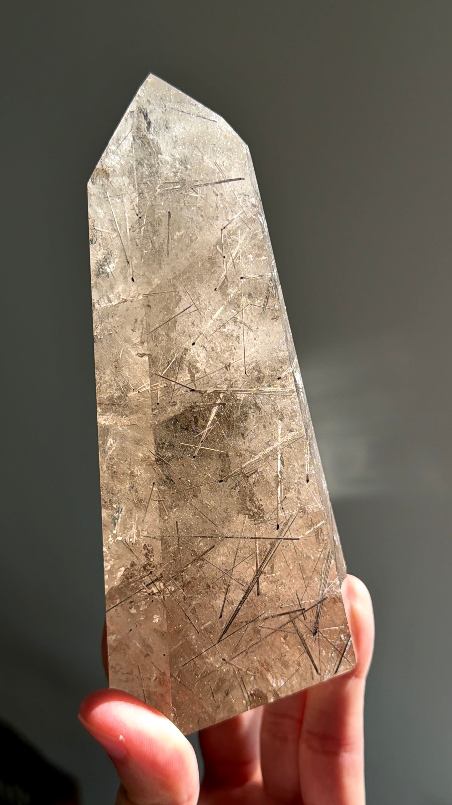 Rutilated Quartz Tower