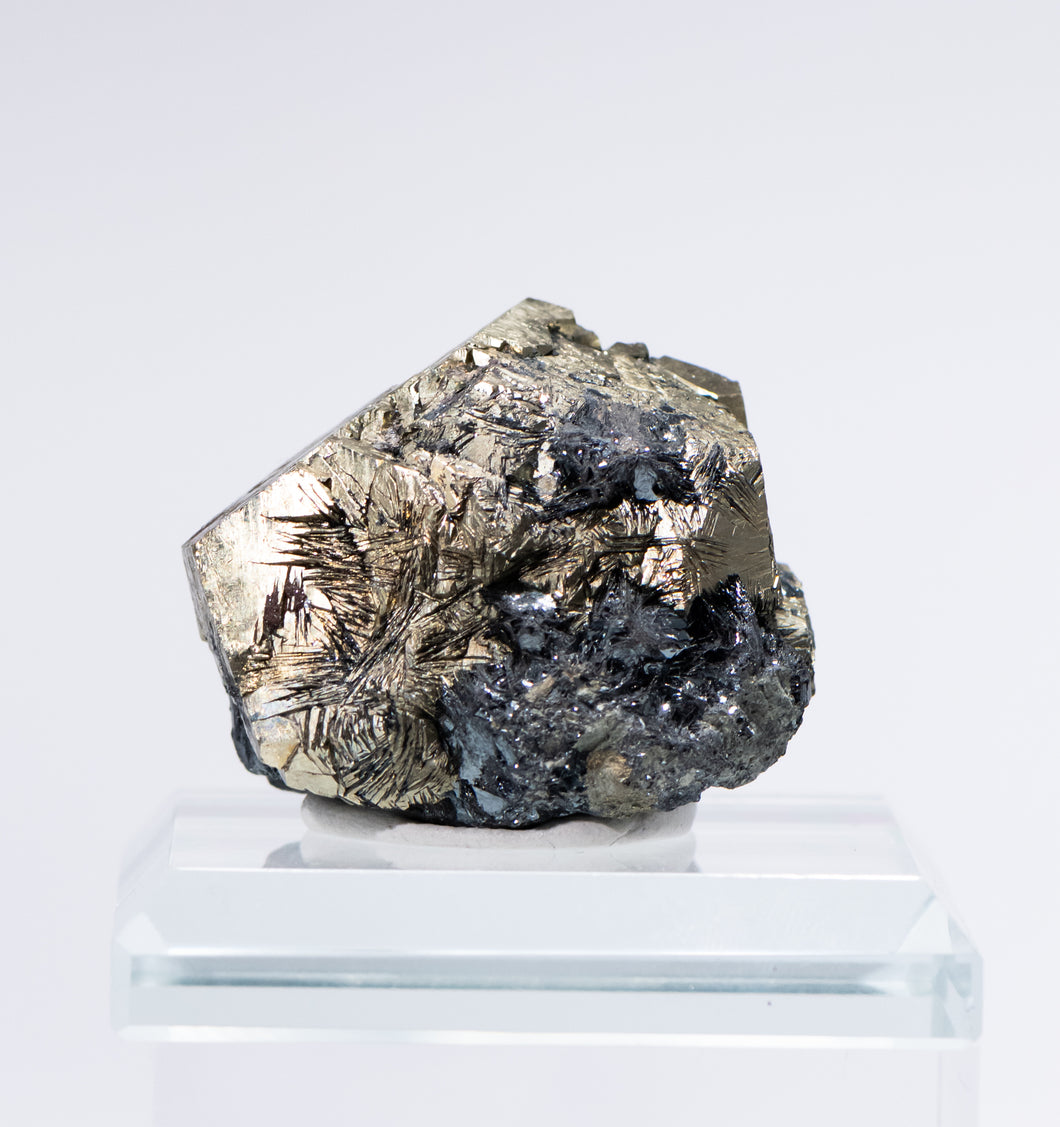 Pyrite with Hematite - Rio Marina, Elba Island, Tuscany, Italy