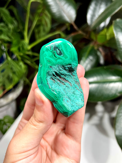 Malachite and Chrysocolla Freeform