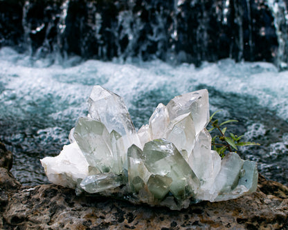 Himalayan Chlorite Quartz Cluster