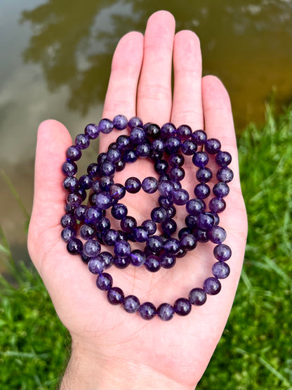 Amethyst Bracelet 8mm