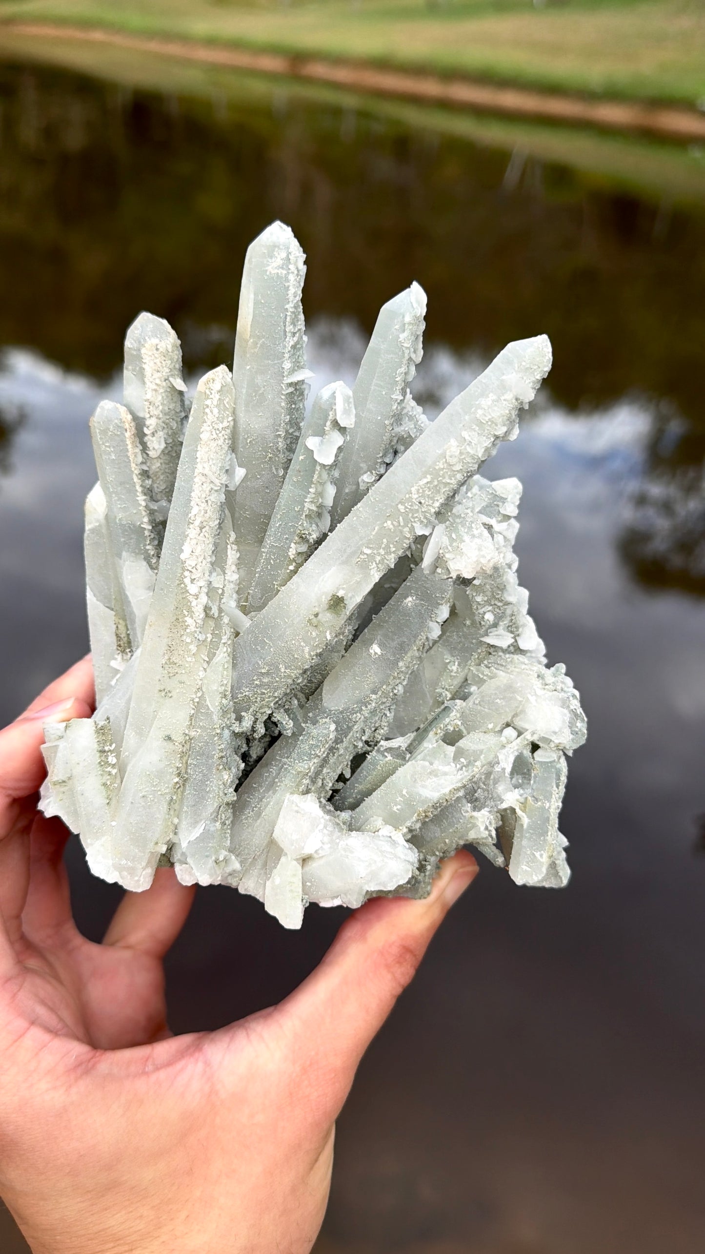 Chlorite Quartz with Calcite