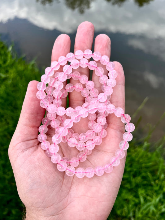 Rose Quartz Bracelet 8mm