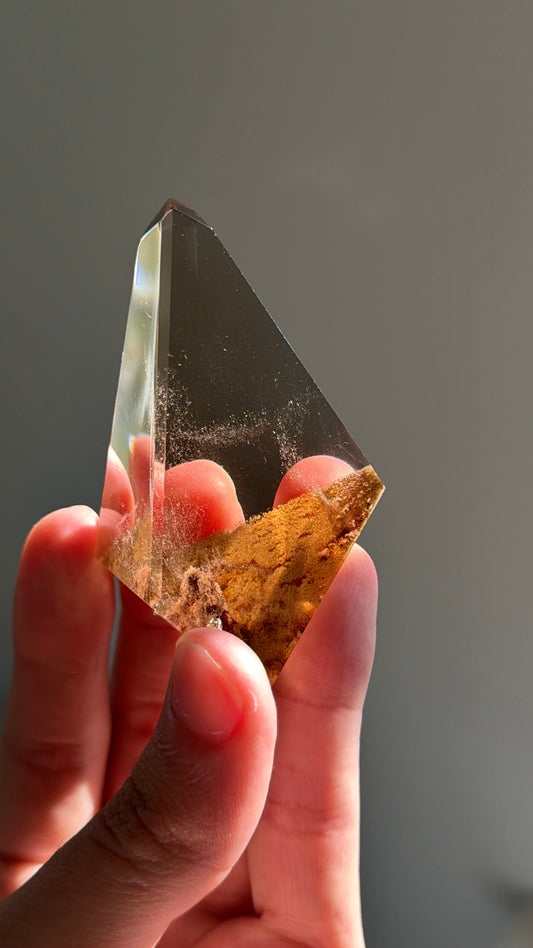 Lodolite Smoky Quartz Freeform