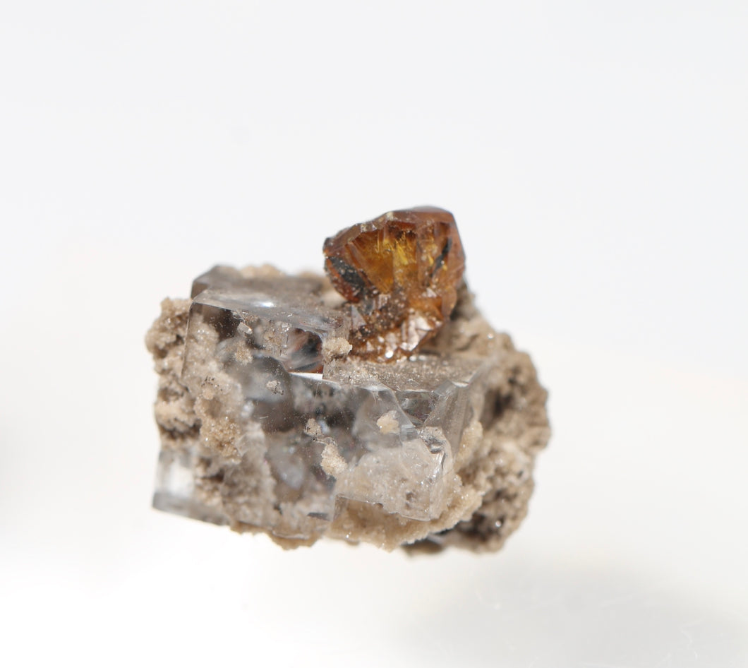 Fluorite w/Sphalerite - Walworth Quarry, Walworth, Wayne County, New York