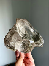 Load image into Gallery viewer, Smoky Quartz with Chlorite - Chamonix-Mont-Blanc, France

