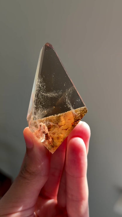 Lodolite Smoky Quartz Freeform