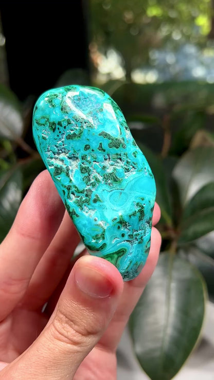 Chrysocolla and Malachite Freeform