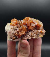 Load and play video in Gallery viewer, Wulfenite - Ahumada Mine, Los Lamentos, Chihuahua, Mexico
