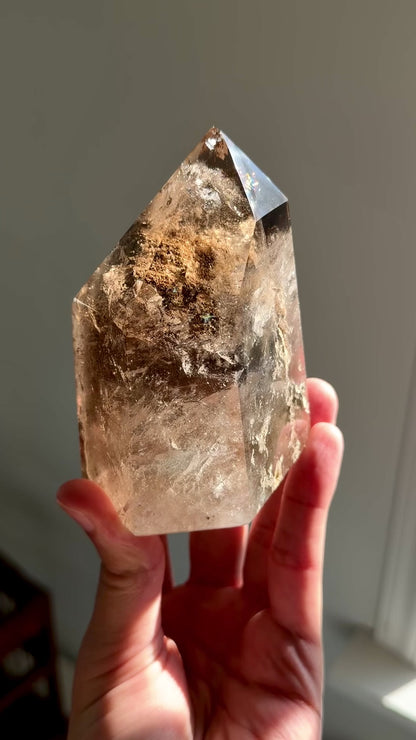 Lodolite Quartz Tower