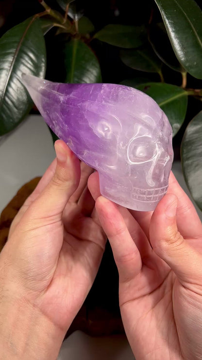 Amethyst Traveler Skull