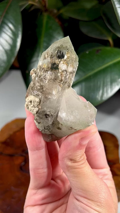 Himalayan Chlorite Quartz Cluster