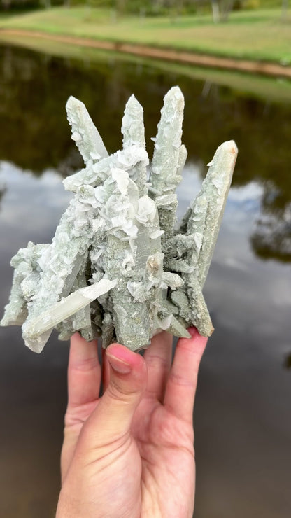 Chlorite Quartz with Calcite
